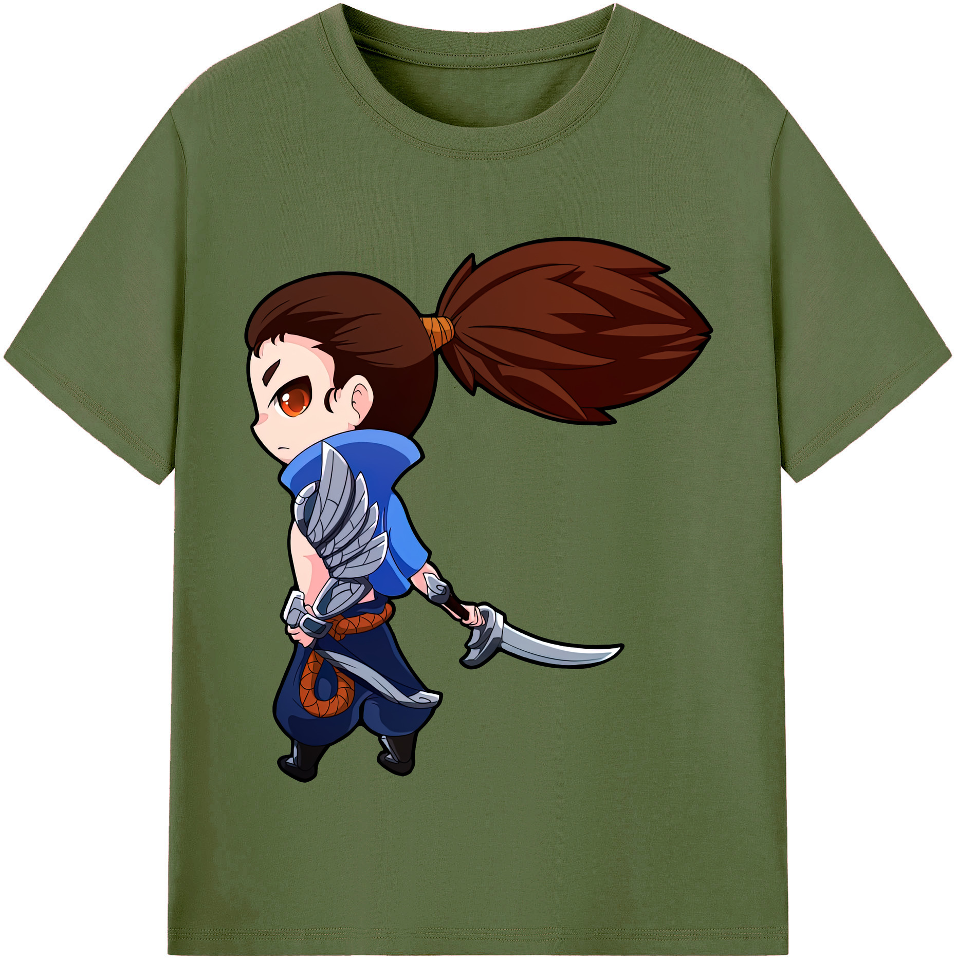 （画像用） リーグ・オブ・レジェンド League of Legends LOL 綿100％半袖Tシャツ（フロントプリント）